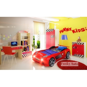 Мебель для детей Фанки Авто  + кровать машина Фанки Бентли
