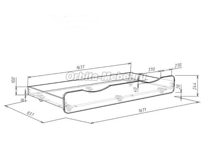 Выдвижная кровать схема