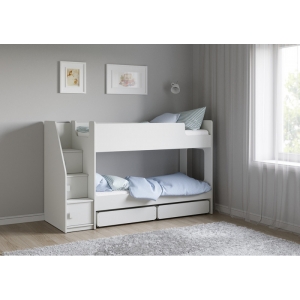 Детские двухъярусные кровати со шкафом