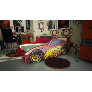 Детская кровать машинка Топ-Спид ЭКОНОМ Red River, спальное место 170х70 см ТОВАР СНЯТ С ПРОИЗВОДСТВА
