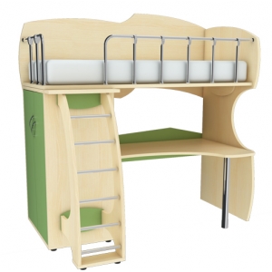 Детская кровать - чердак МКЛ 1-32 лестница в стоимость не входит