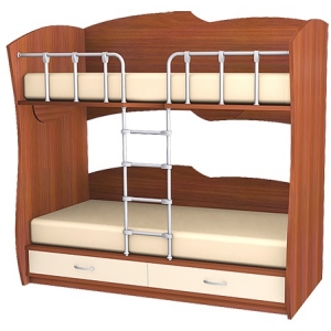Двухэтажная кровать КД 1-4 (2000х900)