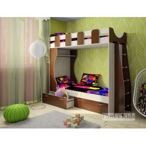 Двухъярусная детская кровать Фанки Кидз - 5