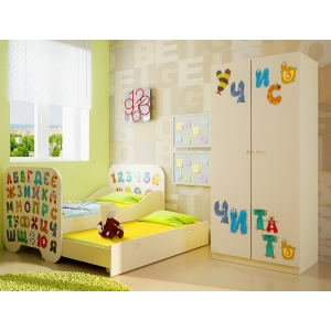 Детская спальня Алфавит Композиция 4