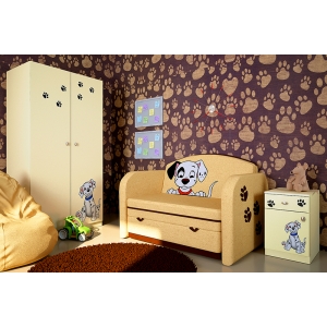 Детский диван Далматинец + модули детской мебели Фанки Беби
