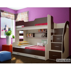 Детские двухэтажные кровати для девочек