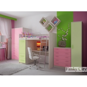 Мебель для девочек Фанки Сити  композиция 4
