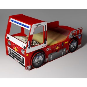 Детская кроватка Пожарная машина