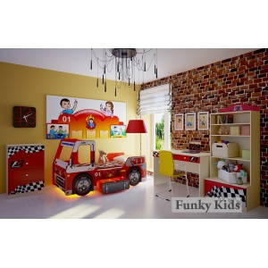 Комната Фанки Авто + Пожарная кровать машина 