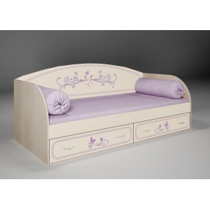 Одноярусная кровать - мебель Фанки Лилак