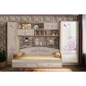 Мебель для девочек Фанки Кидз Лилак - комната 2