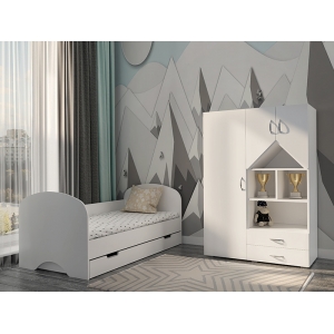 Комплект мебели Нордик - кровать и стеллаж