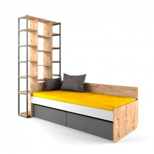 Стеллаж и кровать в стиле «Лофт» 
