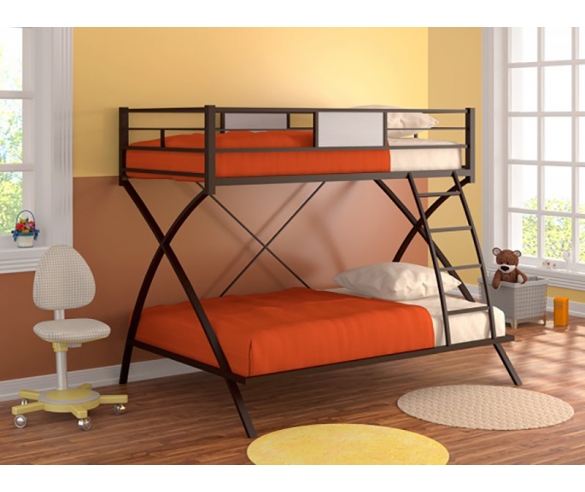 Кровать Виньола в коричневом цвете