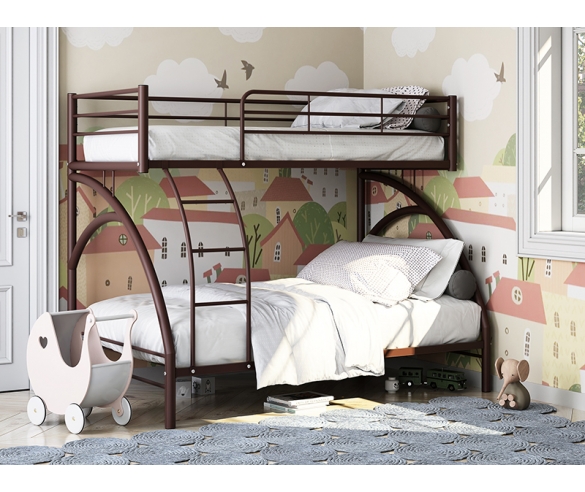 Кровать Виньола №2 в коричневом цвете корпуса
