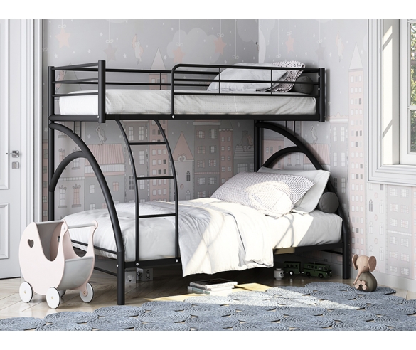Металлическая кровать Виньола №2 в черном цвете