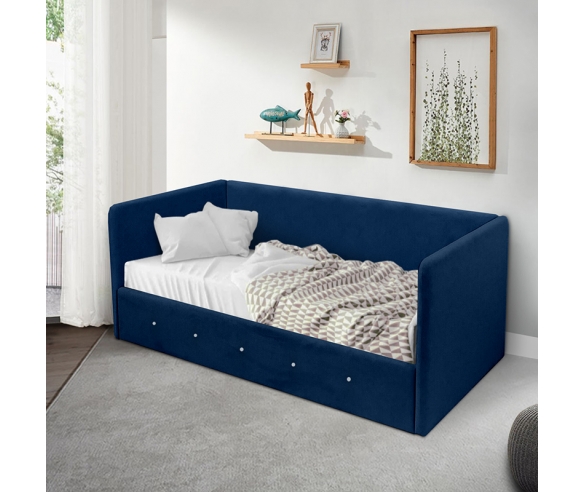 Кровать Сарта в синем цвете