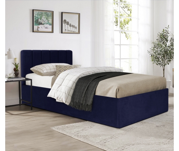 Кровать для детей Соренто - цвет обивки синий