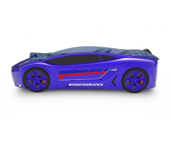 Roadster БМВ синяя вид сбоку