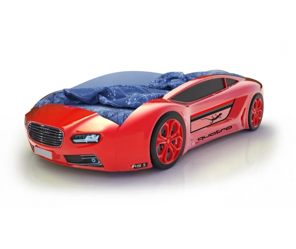 Кровать машина Roadster Ауди красная 