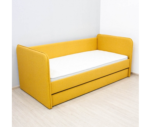 Мягкая кровать Айрис - цвет Сан-Леон