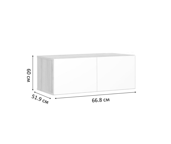 Схема с размерами антресоли НД-17