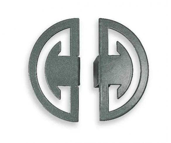 Ручка металлическая Деко серый