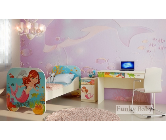 детская недорогая мебель Русалочка купить со склада в Москве