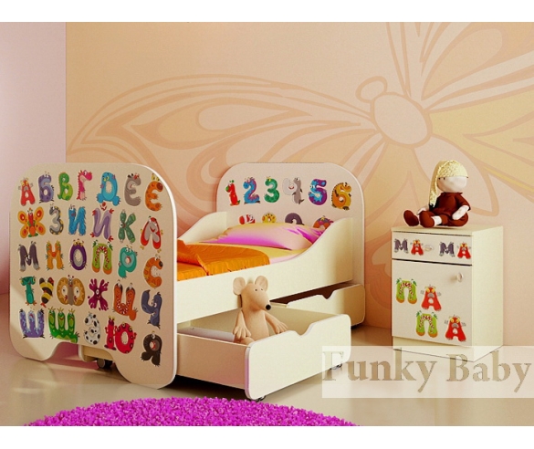 комплект детской мебель Алфавит для детей недорого со склада купить 