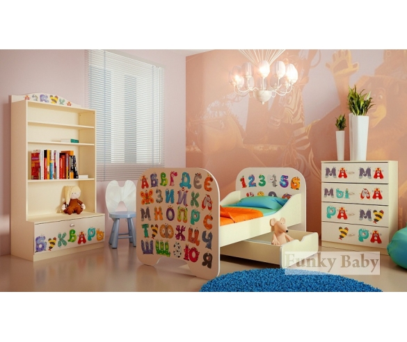 детская мебель в детскую комнату Алфавит недорого со склада 