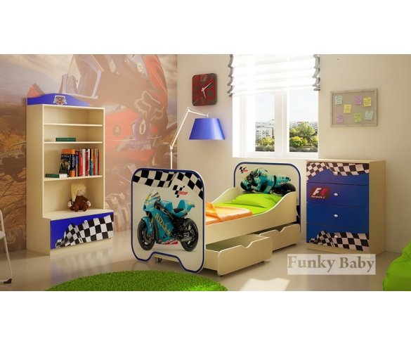 мебель для детей Мотогонки