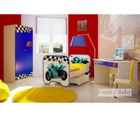 мебель в детскую комнату Фанки Бэби серии Мотогонки