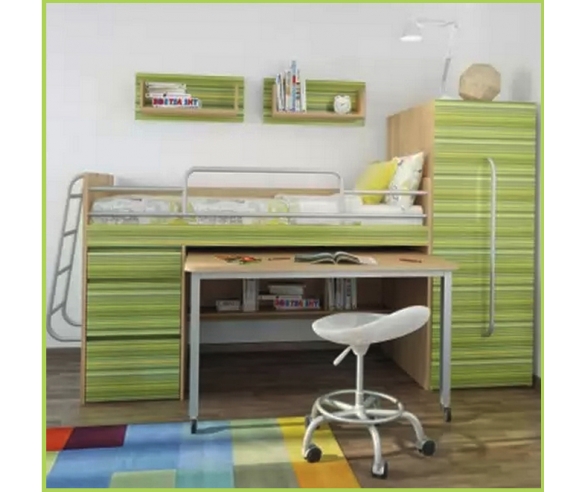 Модули детской мебели Минимакс кровать-чердак
