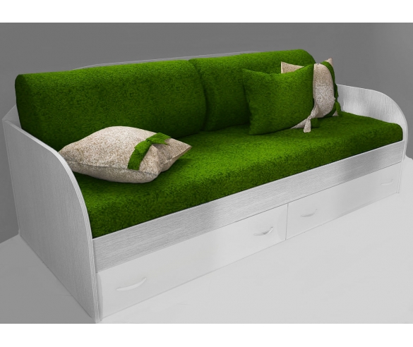 зеленый цвет подушки диванные, велюр под заказ