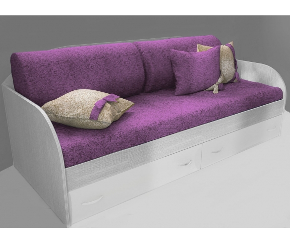 сиреневый цвет подушек для конструкции дивана 