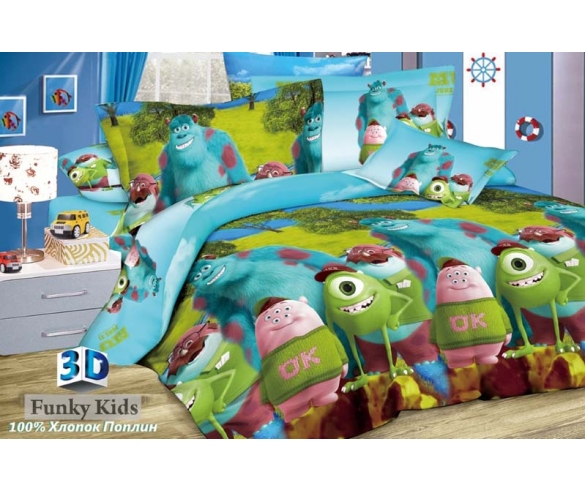Корпорация монстров постельное белье для детских кроватей 