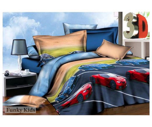 Ралли - постельное белье для мальчиков 1,5 спальный комплект