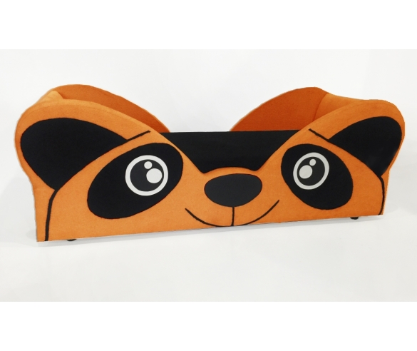 диван Панда цвет оранжевый для детских комнат 