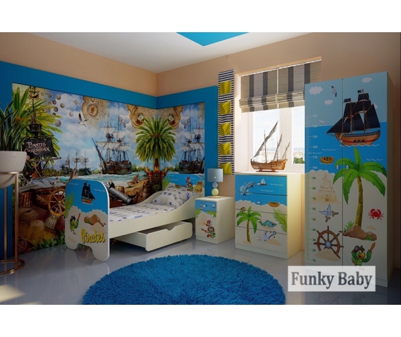 Готовая комната Фанки Беби серия Пираты для мальчиков 