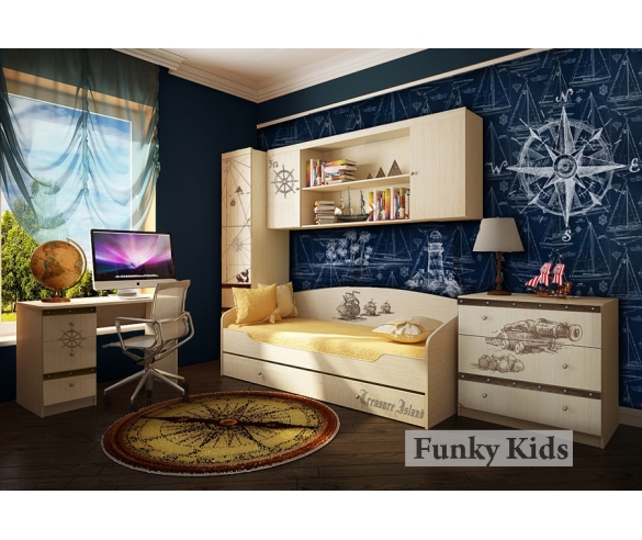 Мебель для детских комнат - Пираты серия для мальчиков и девочек от 3-х лет 