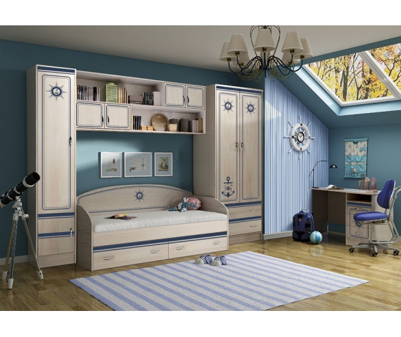 Мебель для детей и подростков серия Капитан Фанки Кидз - готовая комната