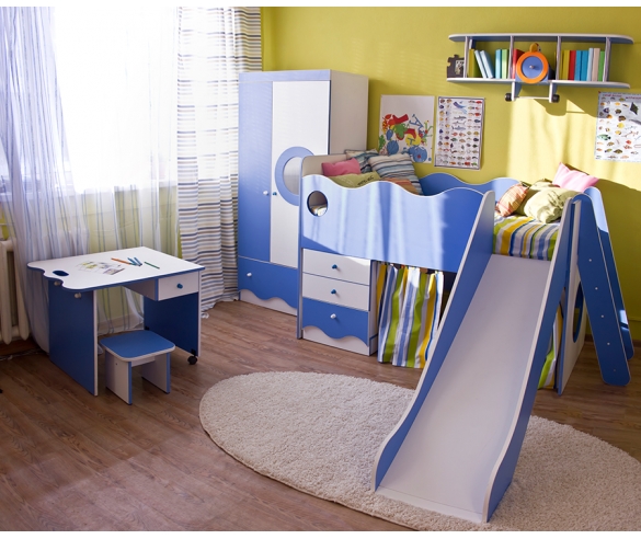 Детская мебель Морячок от фабрики 38 попугаев - готовая комната 