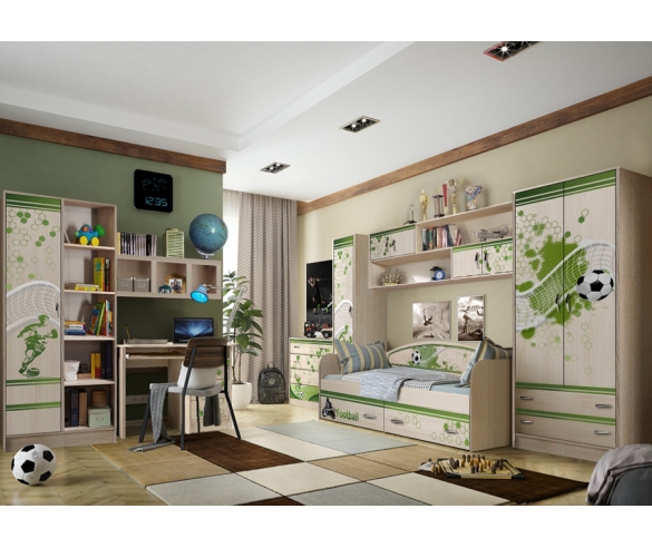 Мебель Фанки Кидз Футбол - готовая комната для детей и подростков 
