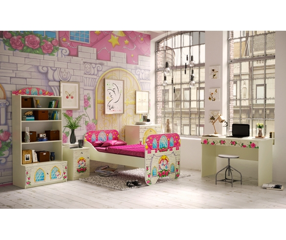 Мебель серии Замок Принцессы - готовая комната для девочек 