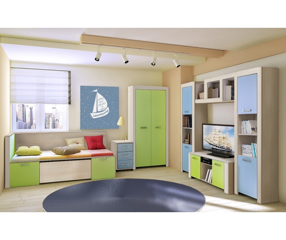 Комната для детей и подростков Фанки Тайм - детская мебель 