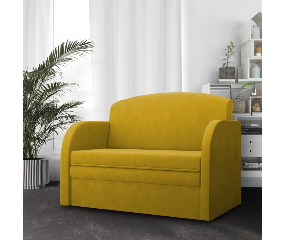 Мягкий диван Бланес 4, цвет желтый