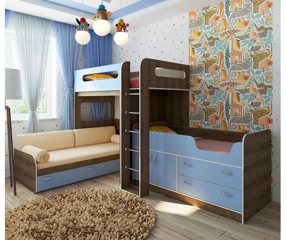 Детская мебель Фанки Кидз - готовая комната 