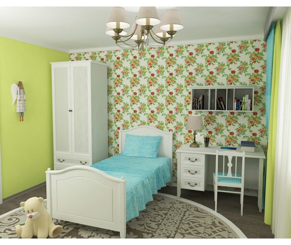 Детская мебель серии Классика - готовая комната для одного ребенка 