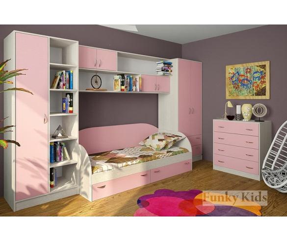 Детская мебель Фанки Кидз - готовая комната для девочек 