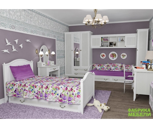 Детская мебель Классика 38 Попугаев - готовая комната для двоих детей 